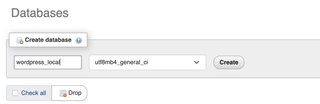 Xampp Phpmyadmin Add Name