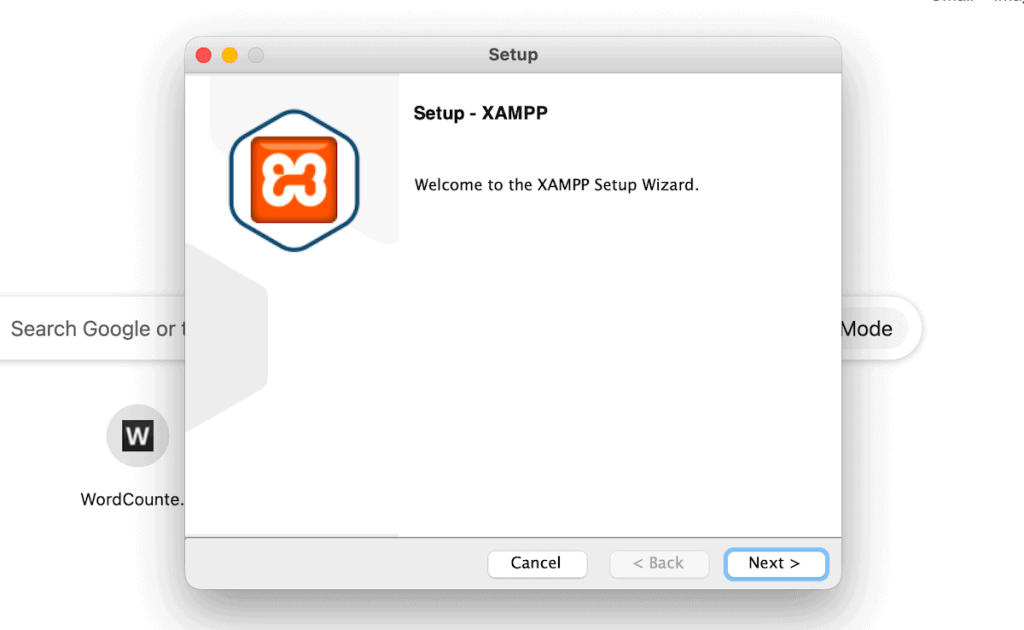 Xampp Setup Wizard