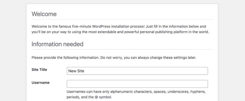 Xampp WordPress Installer
