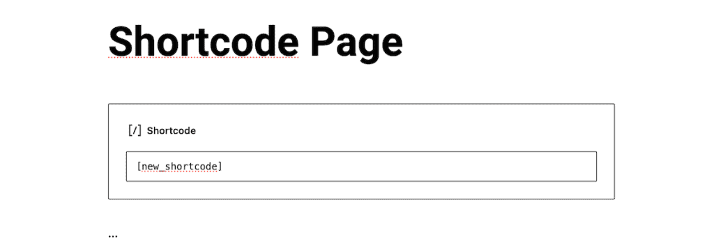 Wordpress Shortcodes Add Shortcode