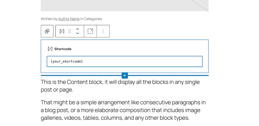 Wordpress Shortcodes Block Editor Add Shortcode