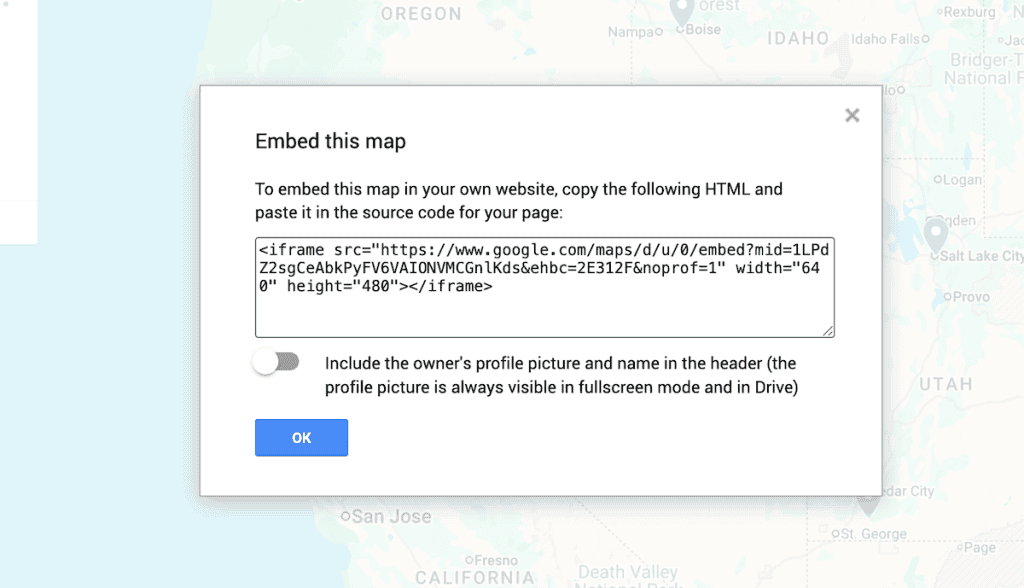 Add Google Maps To WordPress Google My Maps Copy Html