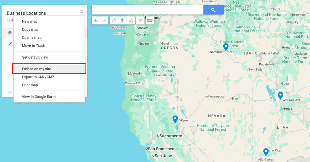Add Google Maps To WordPress Google My Maps Embed Map Setting