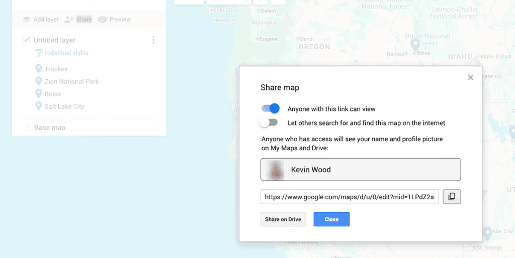 Add Google Maps To WordPress Google My Maps Share Map
