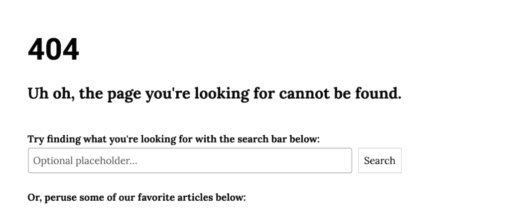 Wordpress 404 Error Create Custom 404 Page