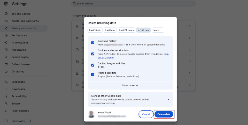 Wordpress Media Library Not Showing Clear Browsing Data