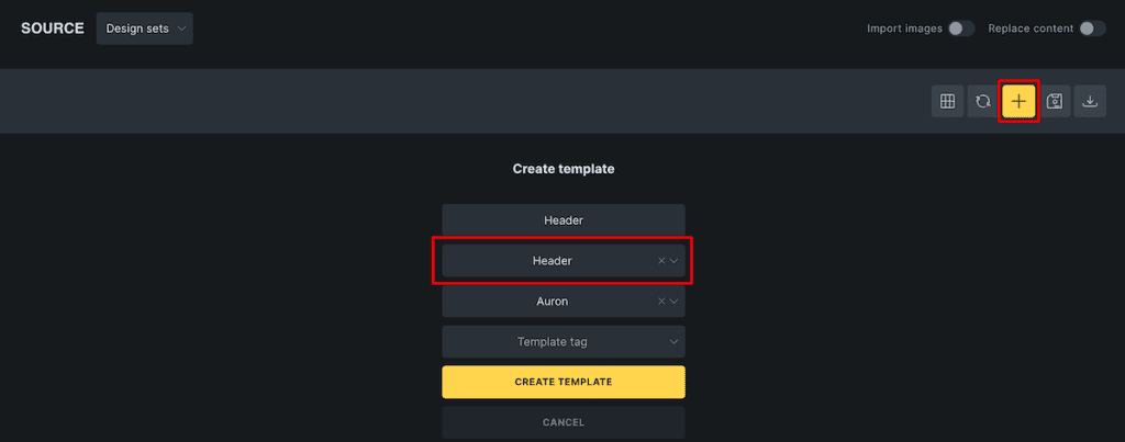 Bricks Builder Add Header Template