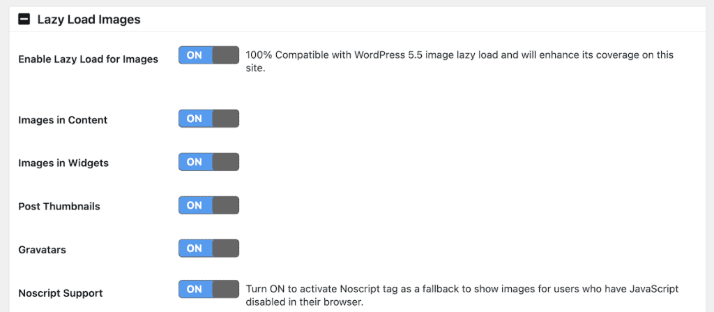 Lazy Load WordPress A3 Lazy Load Images