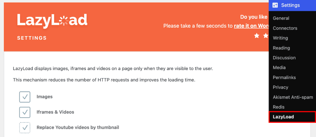 Lazy Load WordPress Lazyload Plugin