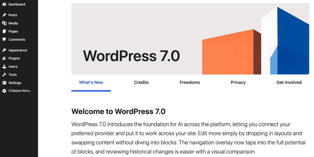 Wordpress 7.0