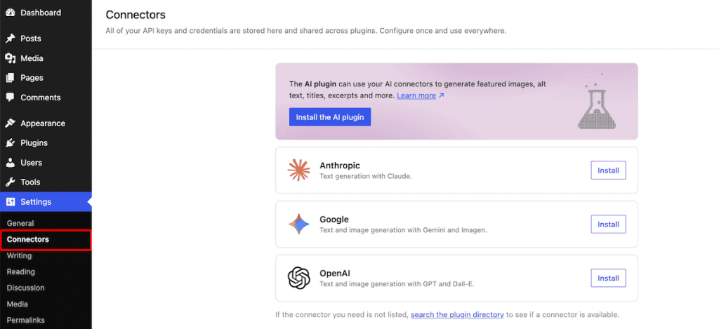 Wordpress 7.0 Ai Connector