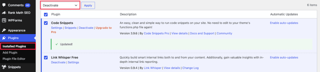 Wordpress Image Upload Issues Deactivate All Plugins