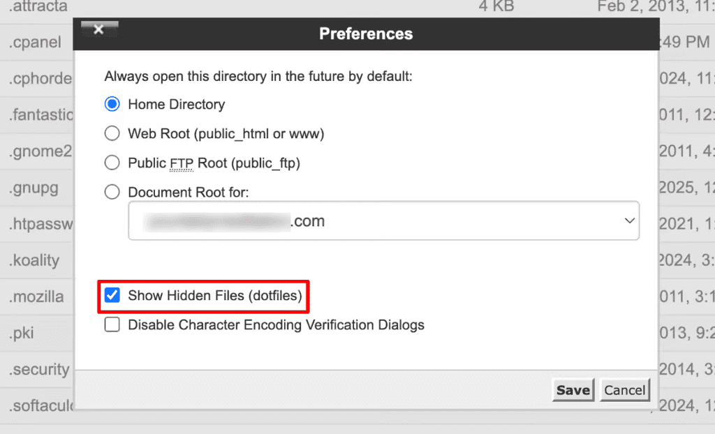 Wordpress Image Upload Issues Show Hidden Files