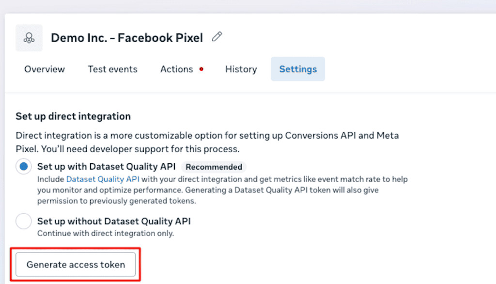 Facebook Pixel WordPress Conversion Api Token
