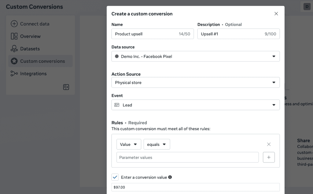 Facebook Pixel WordPress Custom Conversion Tool