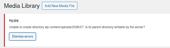 Unable To Create Directory Image Upload Issue