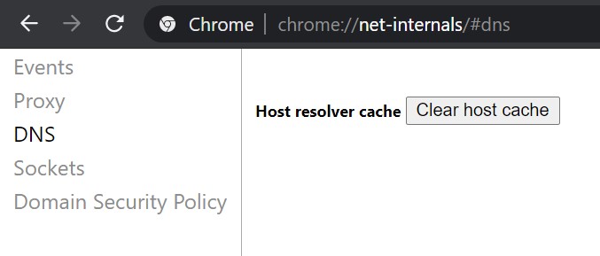 Svuotare Cache Dns Di Chrome