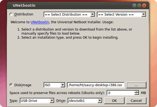 Installare Ubuntu Con Unetbootin